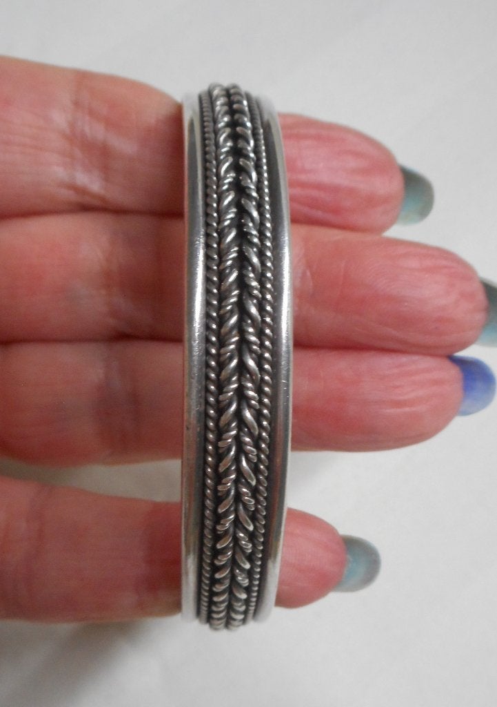 Zilveren klemarmband nr.1447, Ophalen of Verzenden, Zo goed als nieuw, Zilver, Zilver