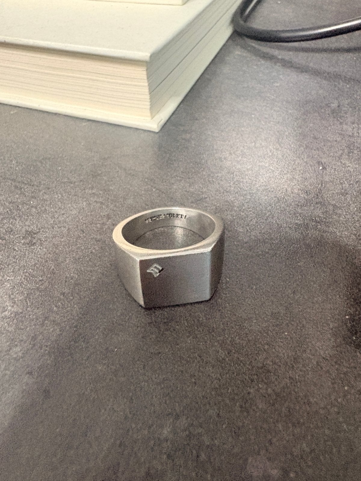 Alpha sierra ring zilver, Sieraden, Tassen en Uiterlijk, Ringen, Gebruikt, IJzer of Staal, Ophalen of Verzenden, Dame of Heer