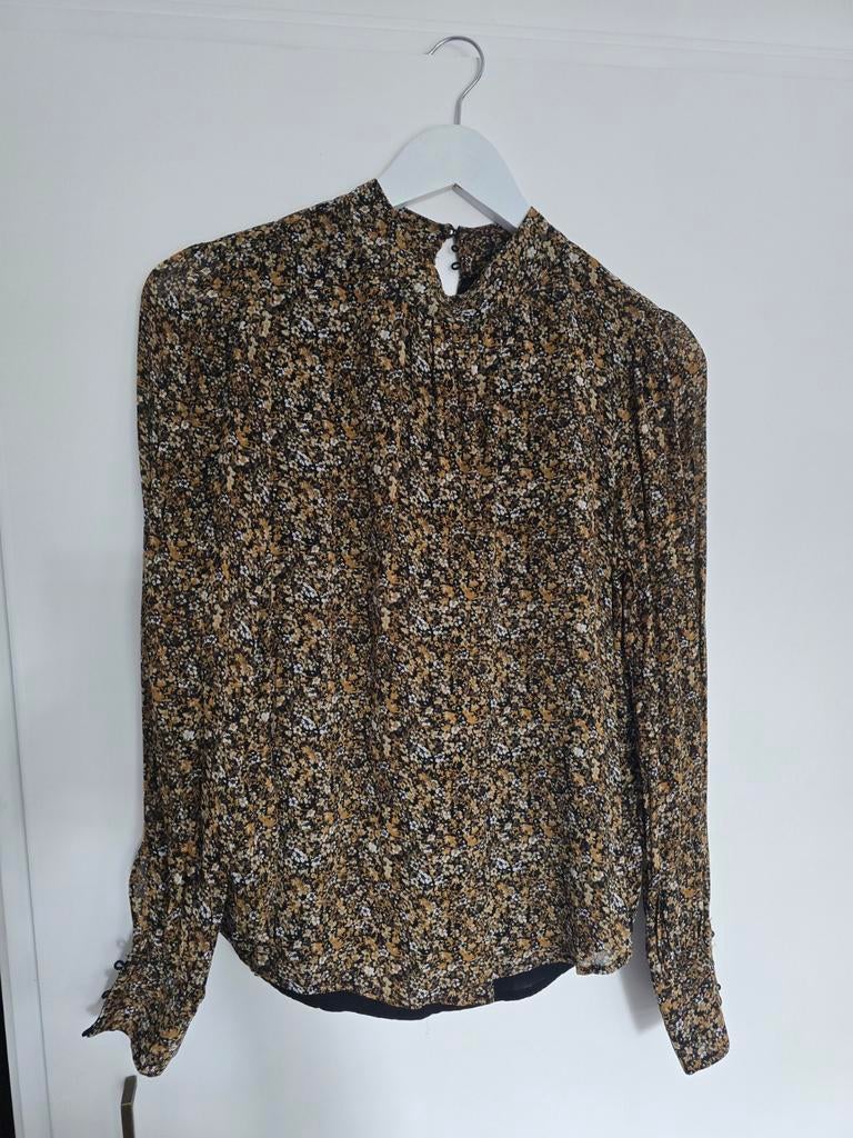 Blouse met print van Circle of Thrust, Ophalen of Verzenden, Zo goed als nieuw, Maat 34 (XS) of kleiner, Bruin