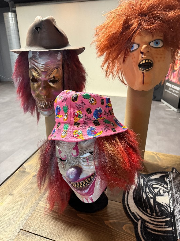 horror maskers, Ophalen, Gebruikt
