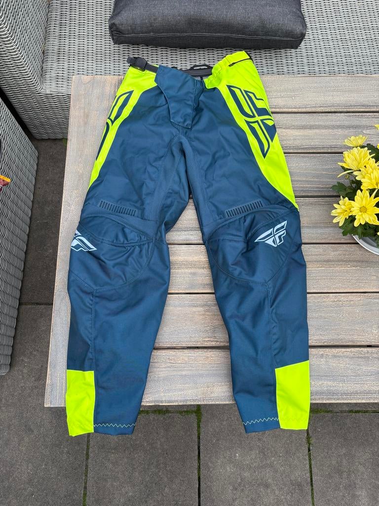 Fly Racing F-16 2024 Crosskleding Set Fluor Geel/Blauw, Ophalen, Nieuw met kaartje, Heren, Motorcrosskleding