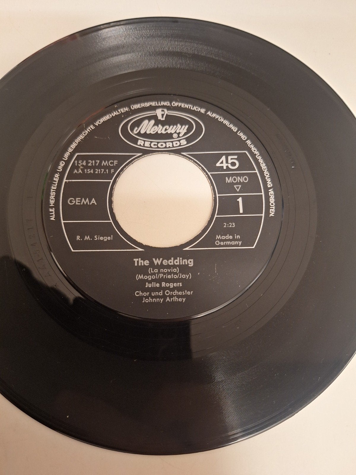 Julie Rogers - The Wedding ( La Novia), 1964., Verzenden, 7 inch
