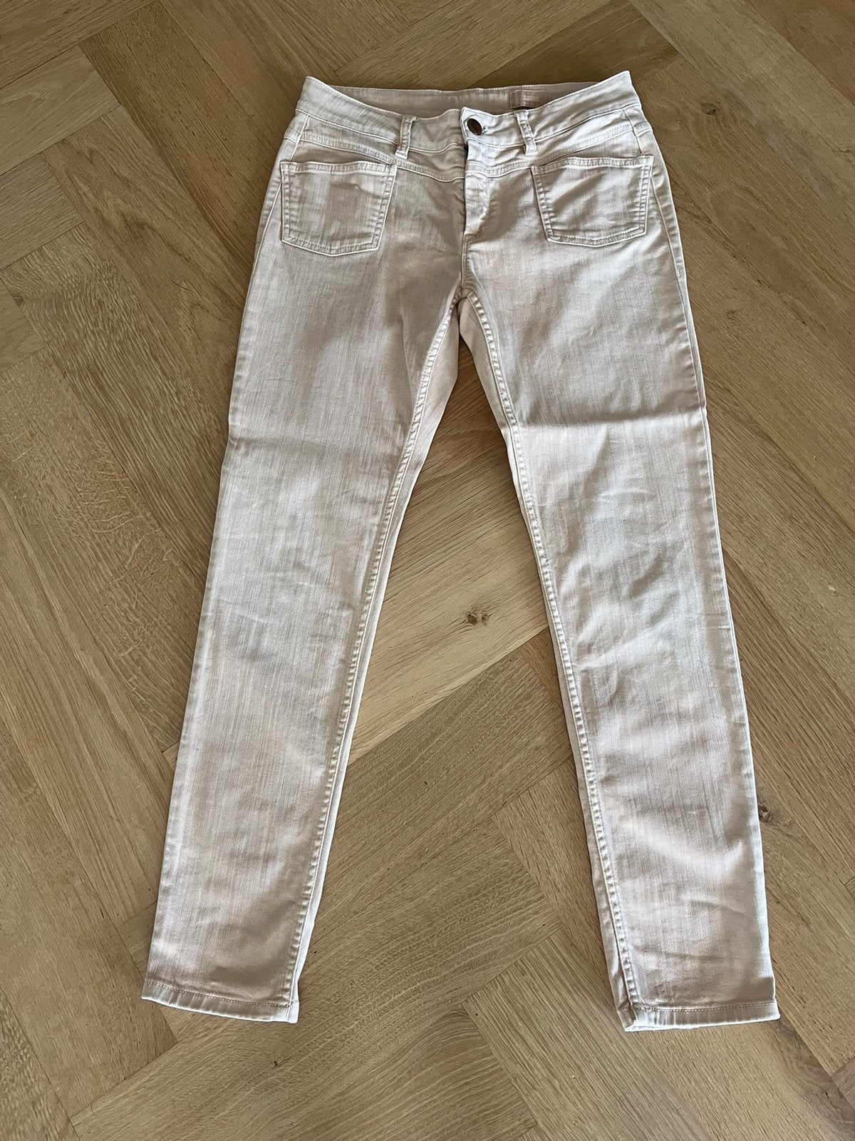 Closed jeans maat 29 zalmkleur, Maat 38/40 (M), Verzenden, Zo goed als nieuw, Roze