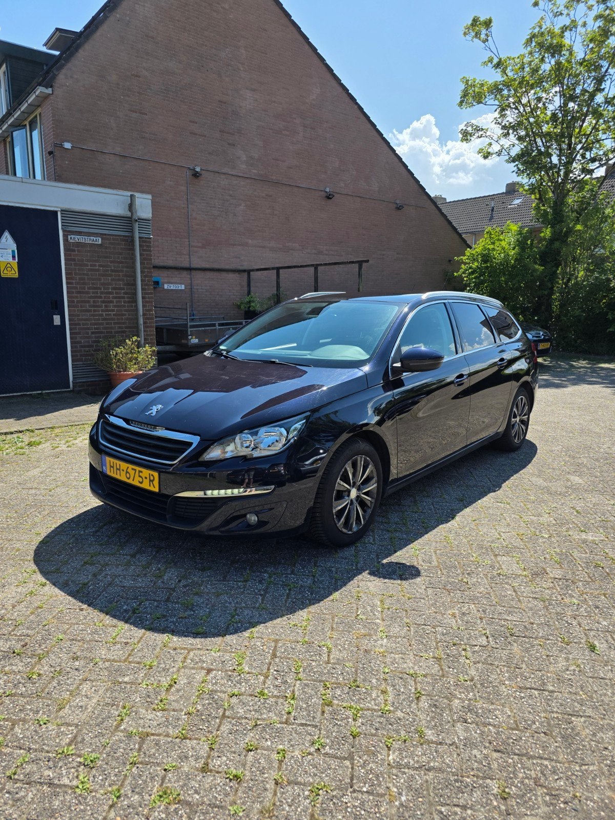 206000, Peugeot 308 sw blue 1.6 E-hdi 88 KW SW 2015 Blauw, Voorwielaandrijving, Stof, 680 kg, 4 cilinders
