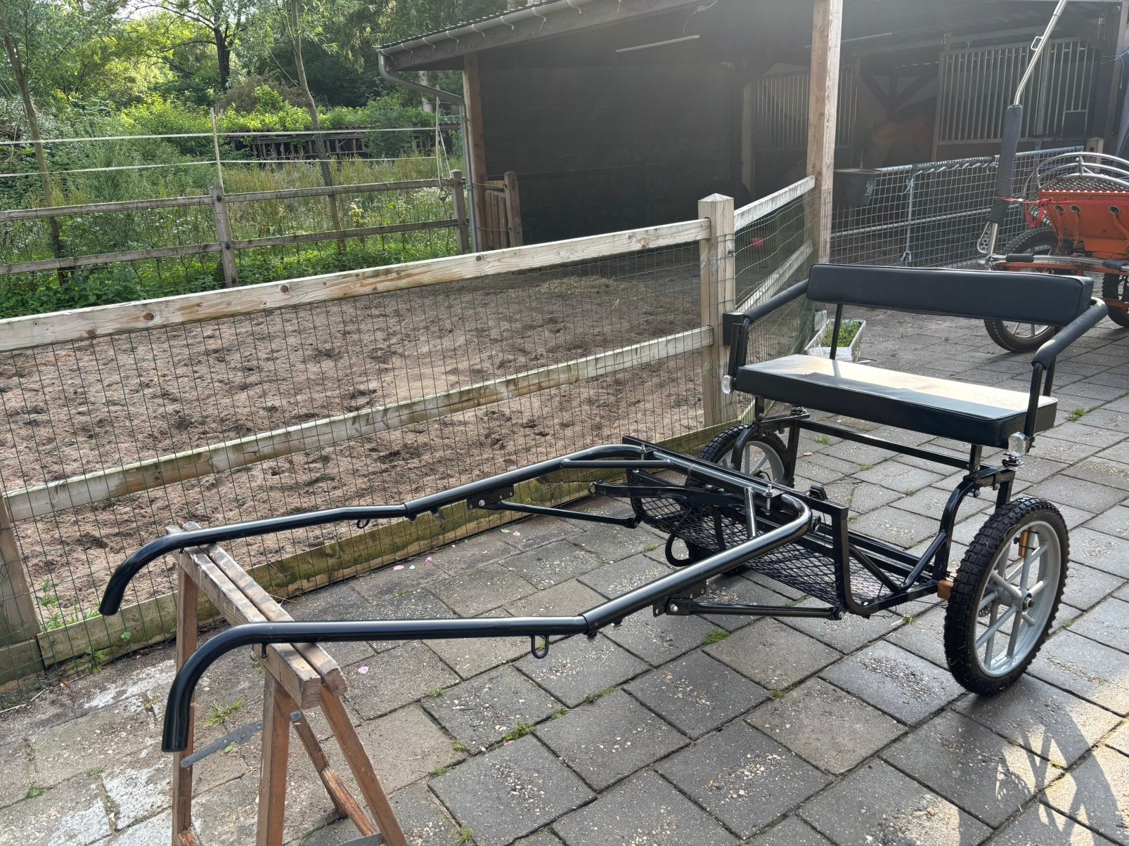 Sulky (mini) shetlander, Zo goed als nieuw, Pony