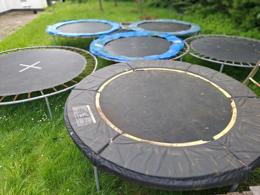 trampoline, Ophalen, Gebruikt