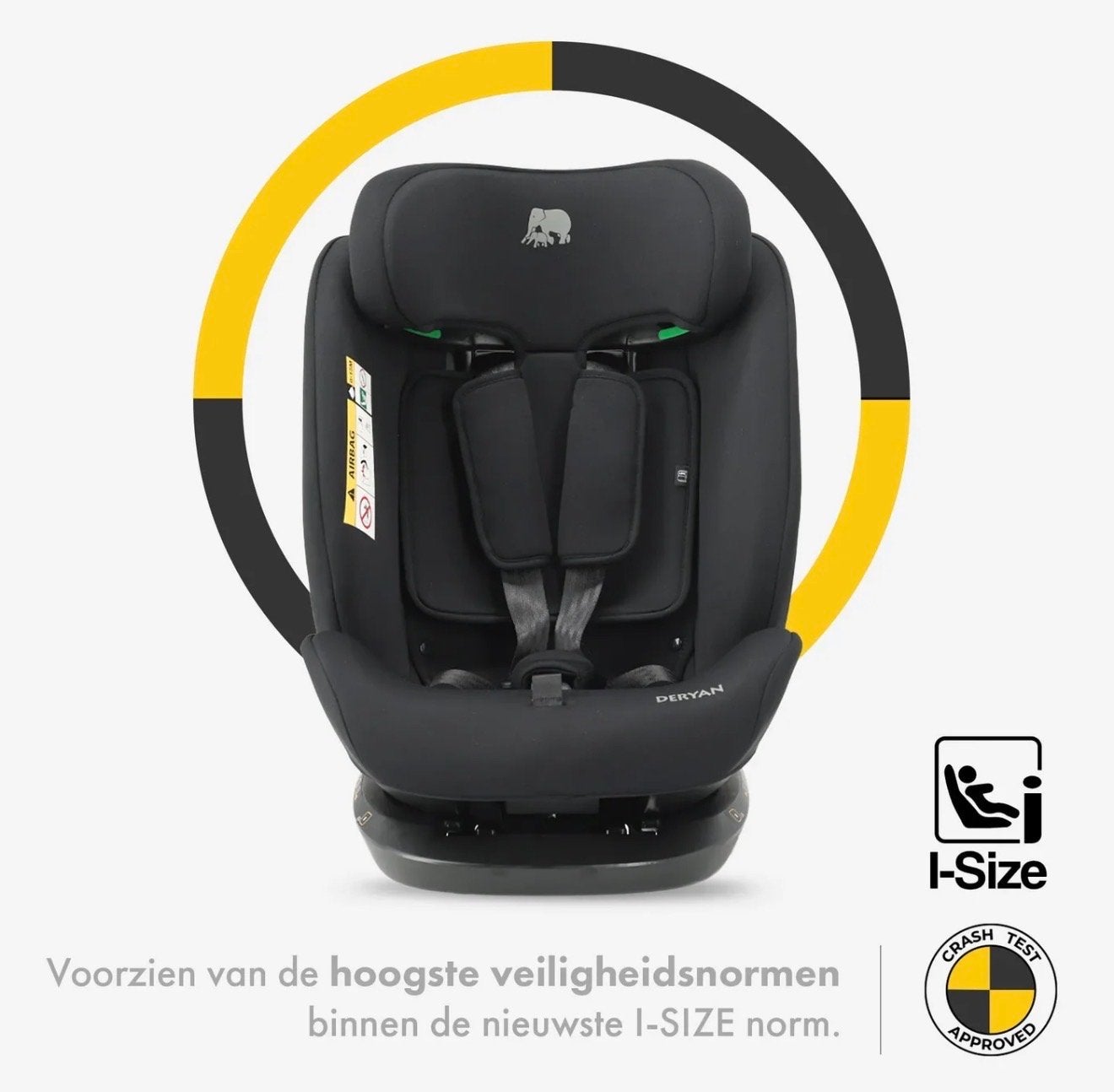 Deryan Clyde autostoel - Nieuw in doos, Ophalen of Verzenden, Zo goed als nieuw, Overige merken, Autogordel