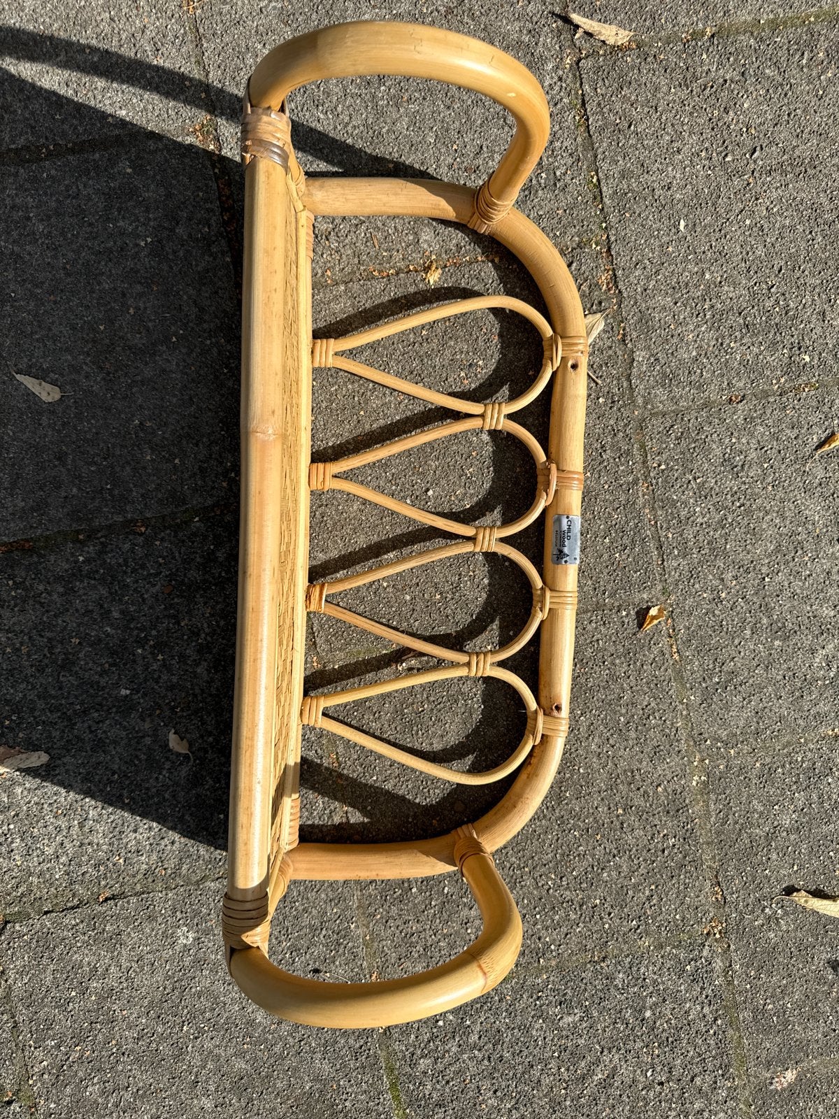Vintage Bamboe Wandplank / Boekenrek - Jaren '70, Ophalen of Verzenden, Gebruikt