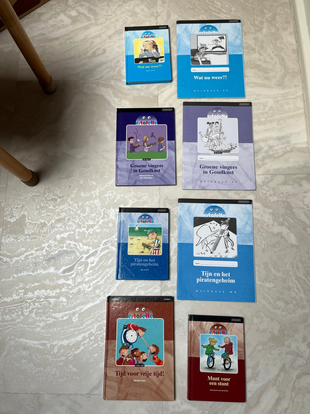 Groep 4 Estafette leesboeken en werkboeken set, Ophalen, Gelezen, Overige niveaus, Nederlands