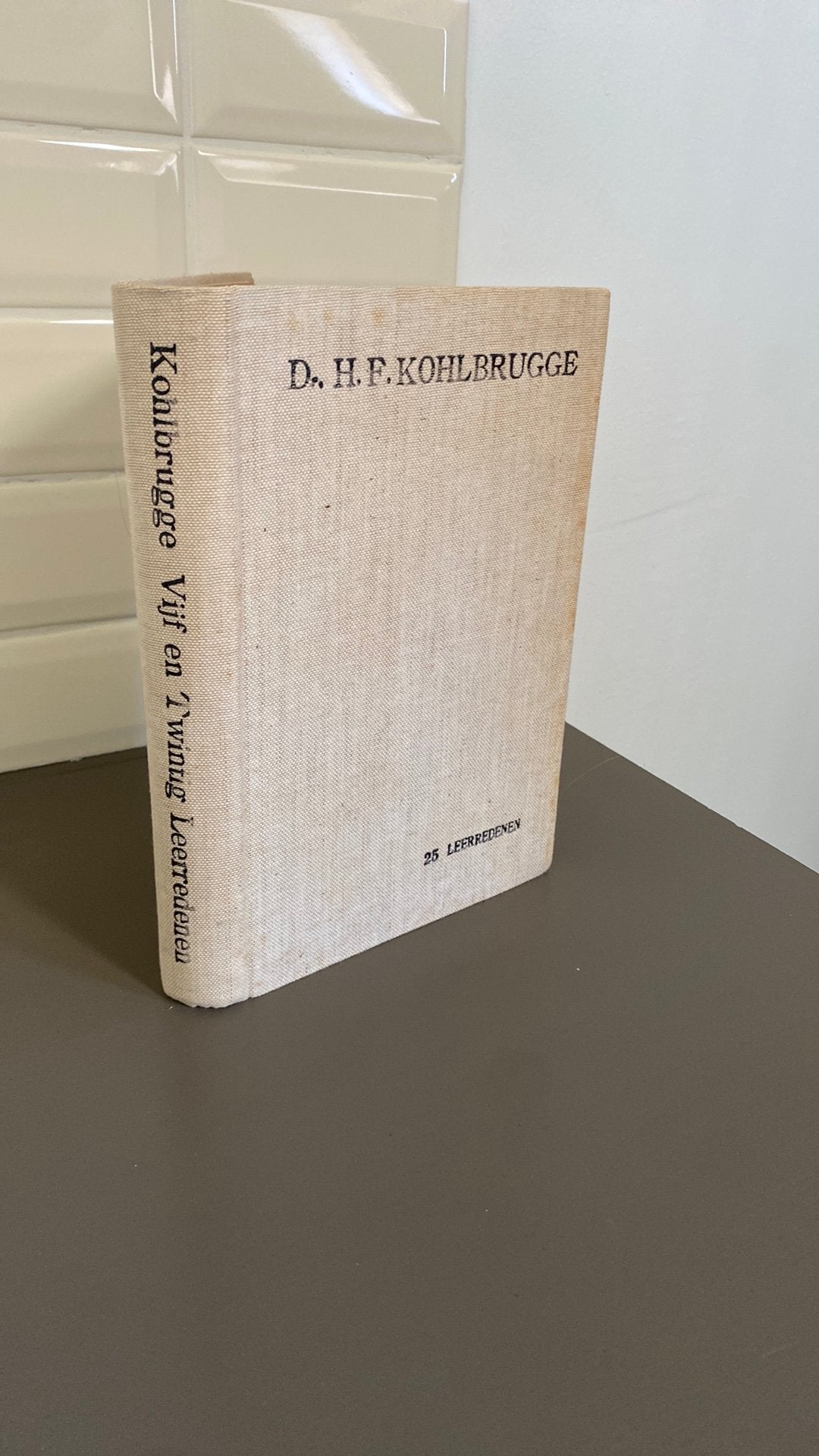 Dr. H.F. Kohlbrugge - 25 leerredenen, Ophalen of Verzenden, Zo goed als nieuw