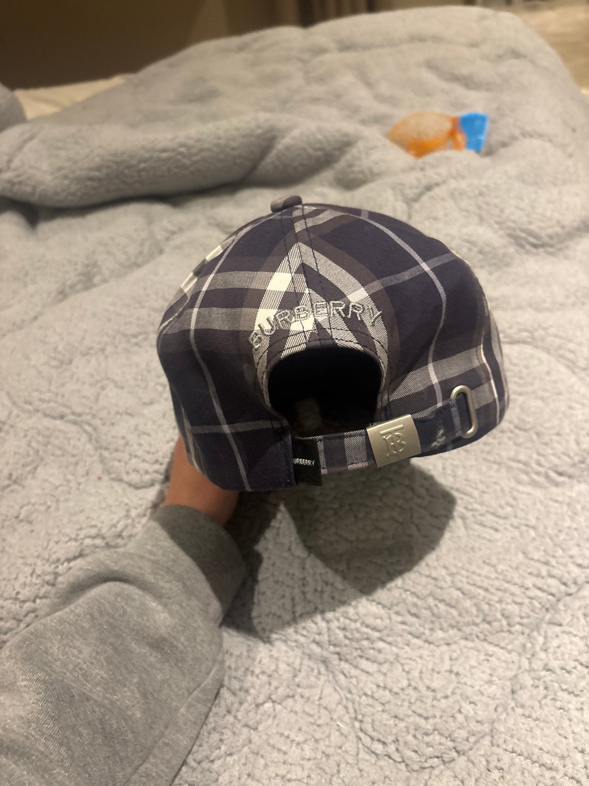 Burberry pet met Nova Check patroon, Ophalen, Zo goed als nieuw, One size fits all, Pet