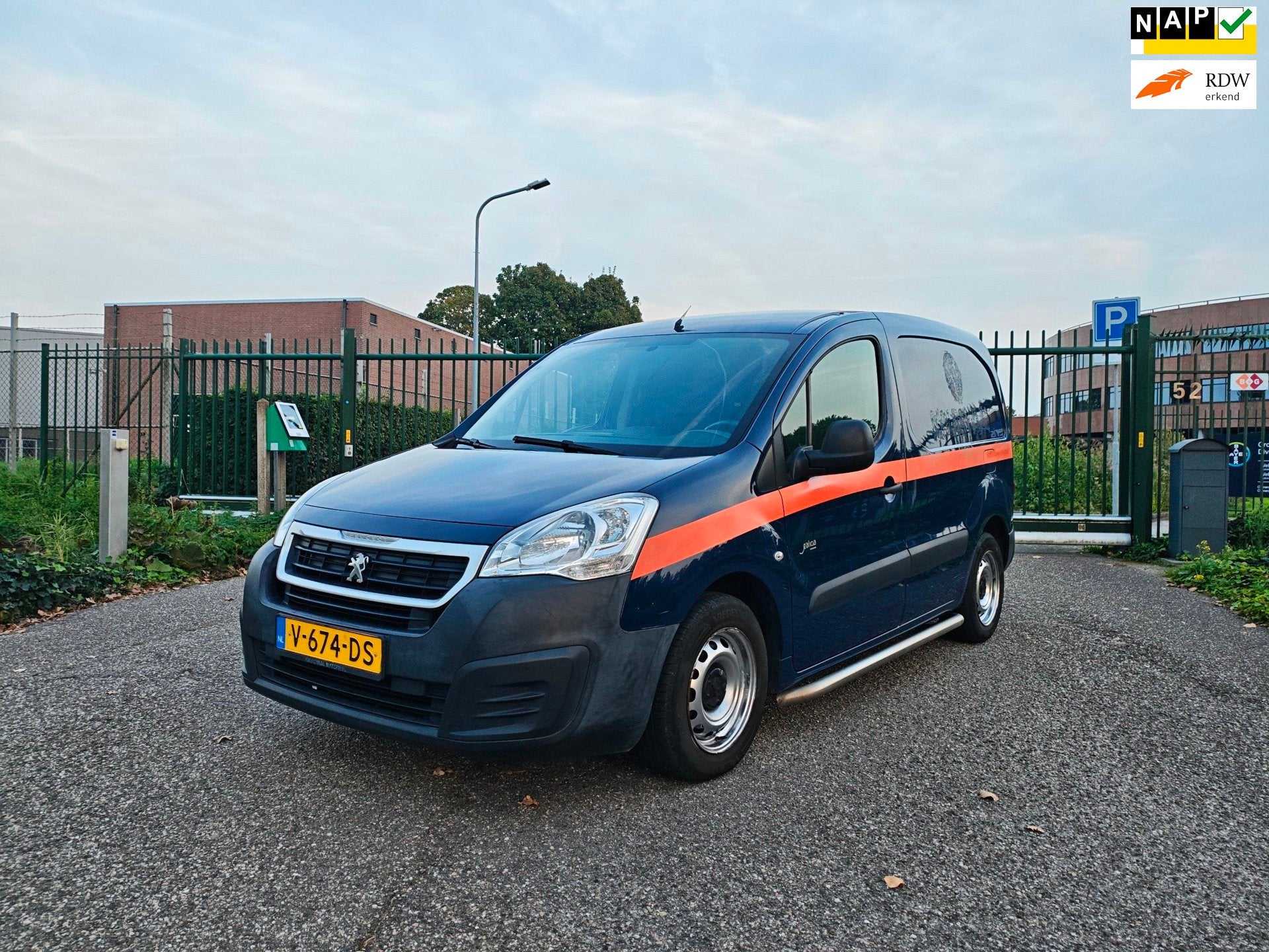 Peugeot Partner 120 1.6 BlueHDi 75 L1 XR EURO6! Apk! Nap!, Voorwielaandrijving, Stof, Gebruikt, 4 cilinders