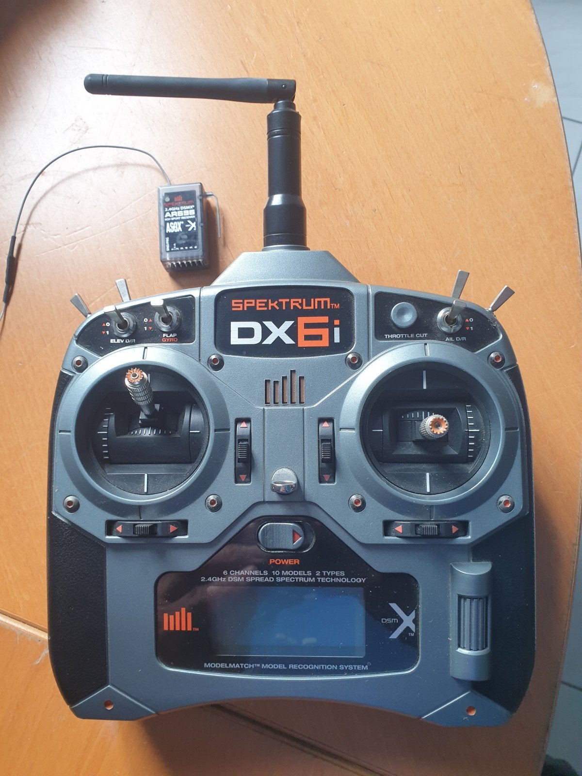 Spektrum DX6i afstandsbediening met AR636 ontvanger, Hobby en Vrije tijd, Ophalen of Verzenden, Zo goed als nieuw