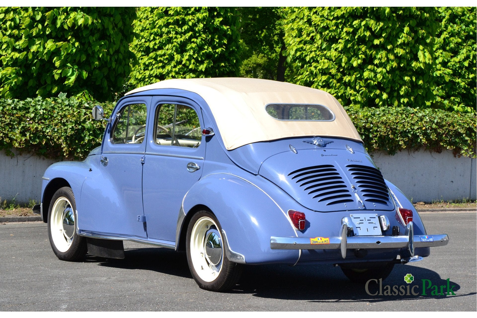 Renault 4CV Découvrable & remorque monoroue Erde (bj 1954), foto 10