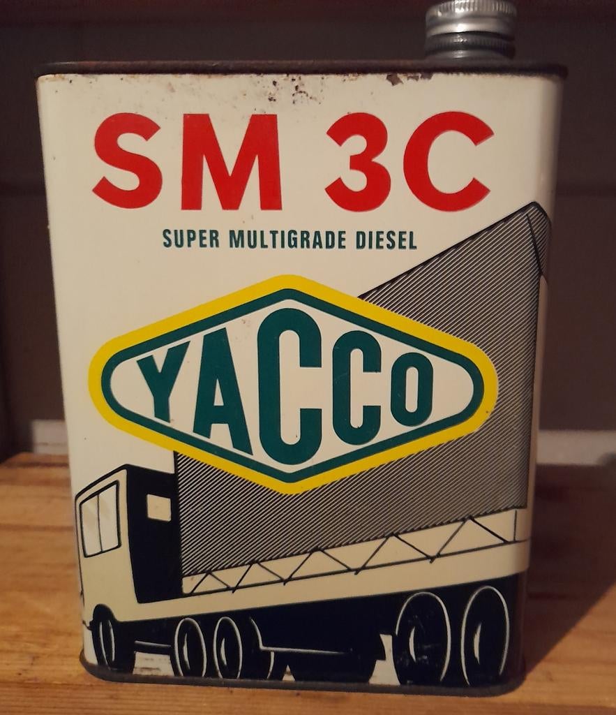 Yacco olieblik, Verzamelen, Merken en Reclamevoorwerpen, Ophalen of Verzenden, Reclamebord