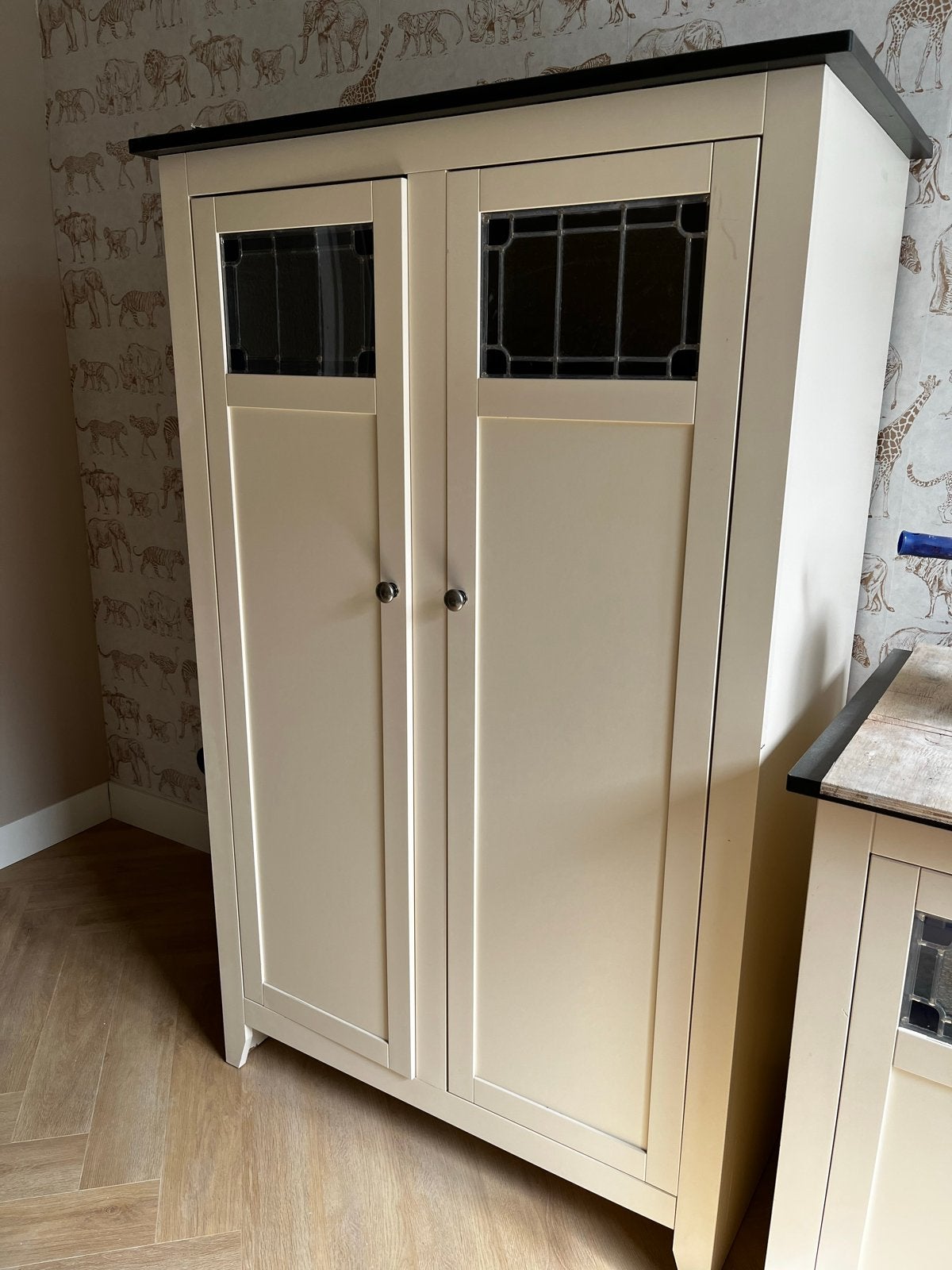 3-delige Kinderkamer babykamer Set - Glas-in-lood details, Ophalen, Gebruikt, 100 tot 150 cm, Met lade(s)