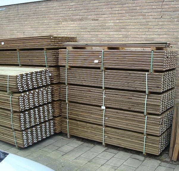 Nieuwe Grenen Geimpregneerde Rabatdelen 18 x 145 mm 2.40 mtr, Ophalen, Nieuw, 250 cm of meer, Planken