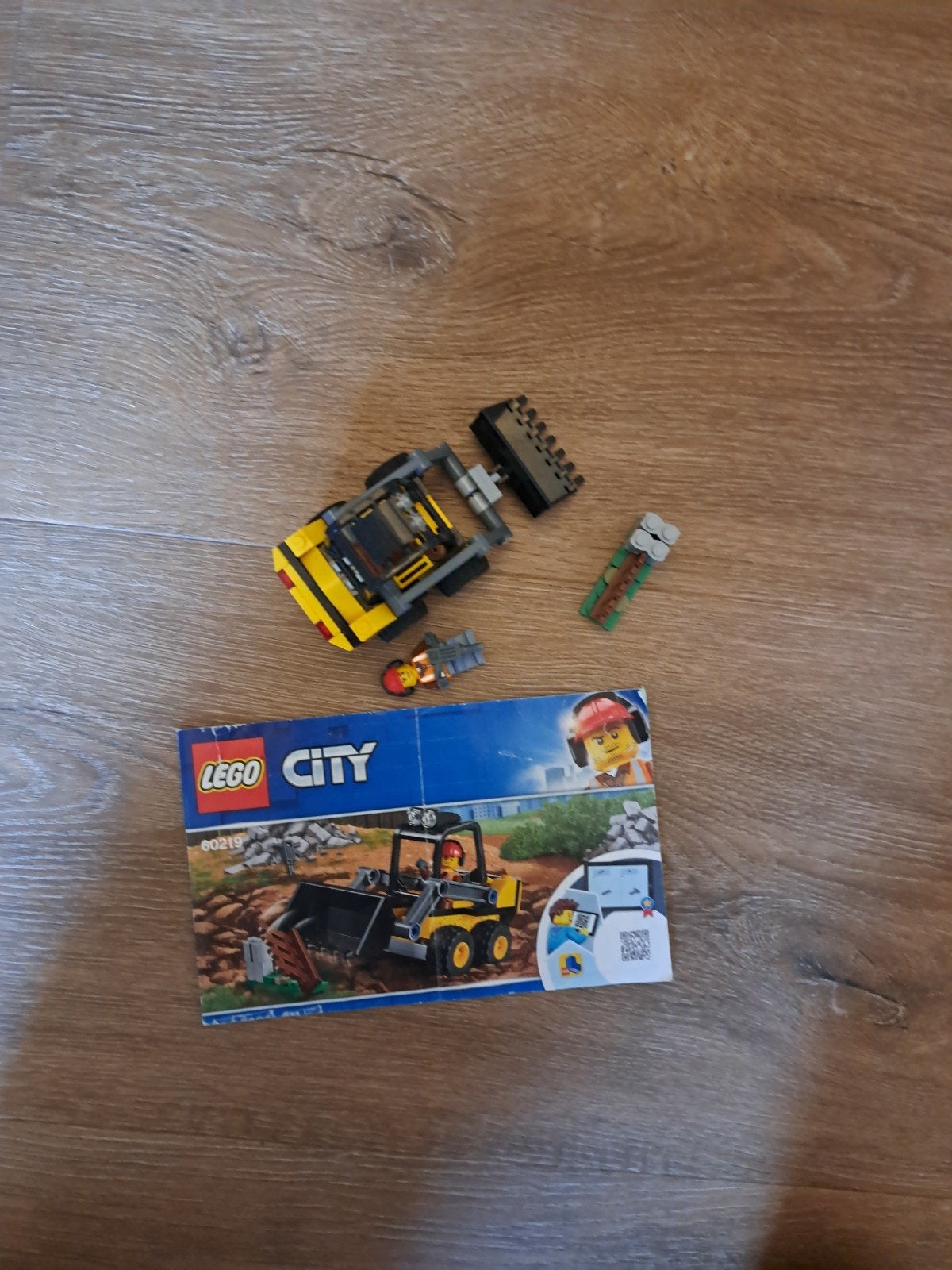 60219 lego set bouwvakker, City, Lego, Ophalen of Verzenden, Zo goed als nieuw