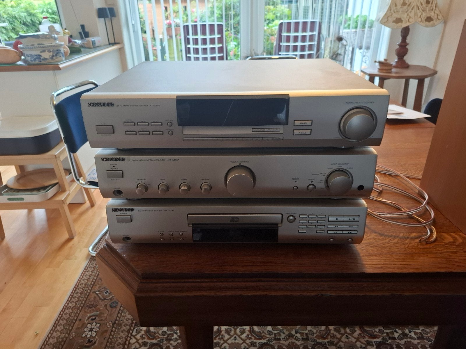 Kenwood Hifi Set met Speakers - CD, Tuner, Versterker, Audio, Tv en Foto, Overige merken, Cd-speler, Zo goed als nieuw, Losse componenten