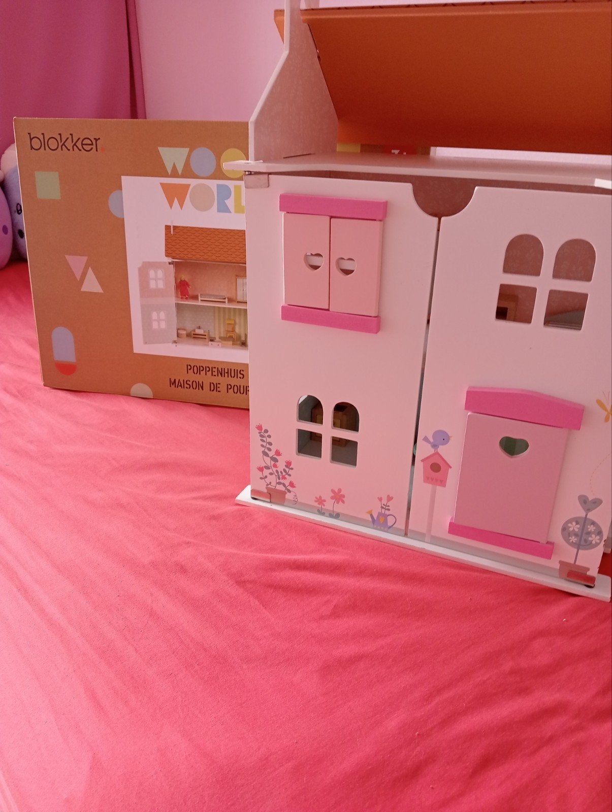 Mooi houten poppenhuis, Kinderen en Baby's, Ophalen, Poppenhuis