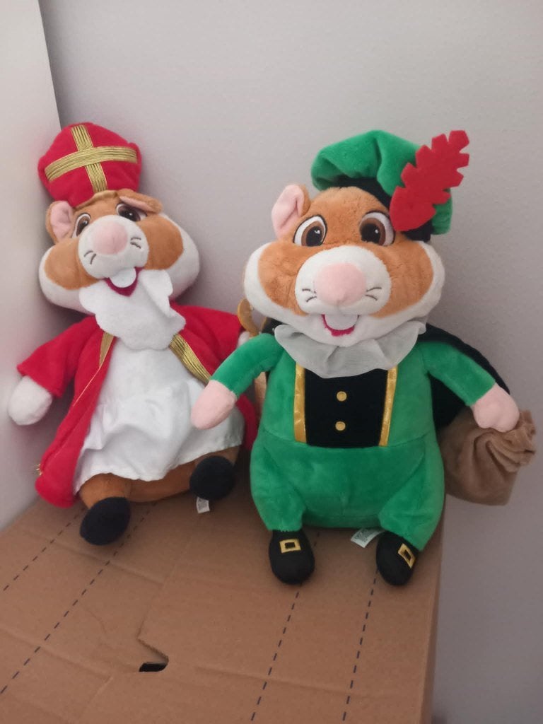 AH Hamsters Sinterklaas & Zwarte Piet, Hamster, Ophalen of Verzenden, Zo goed als nieuw, Albert Heijn
