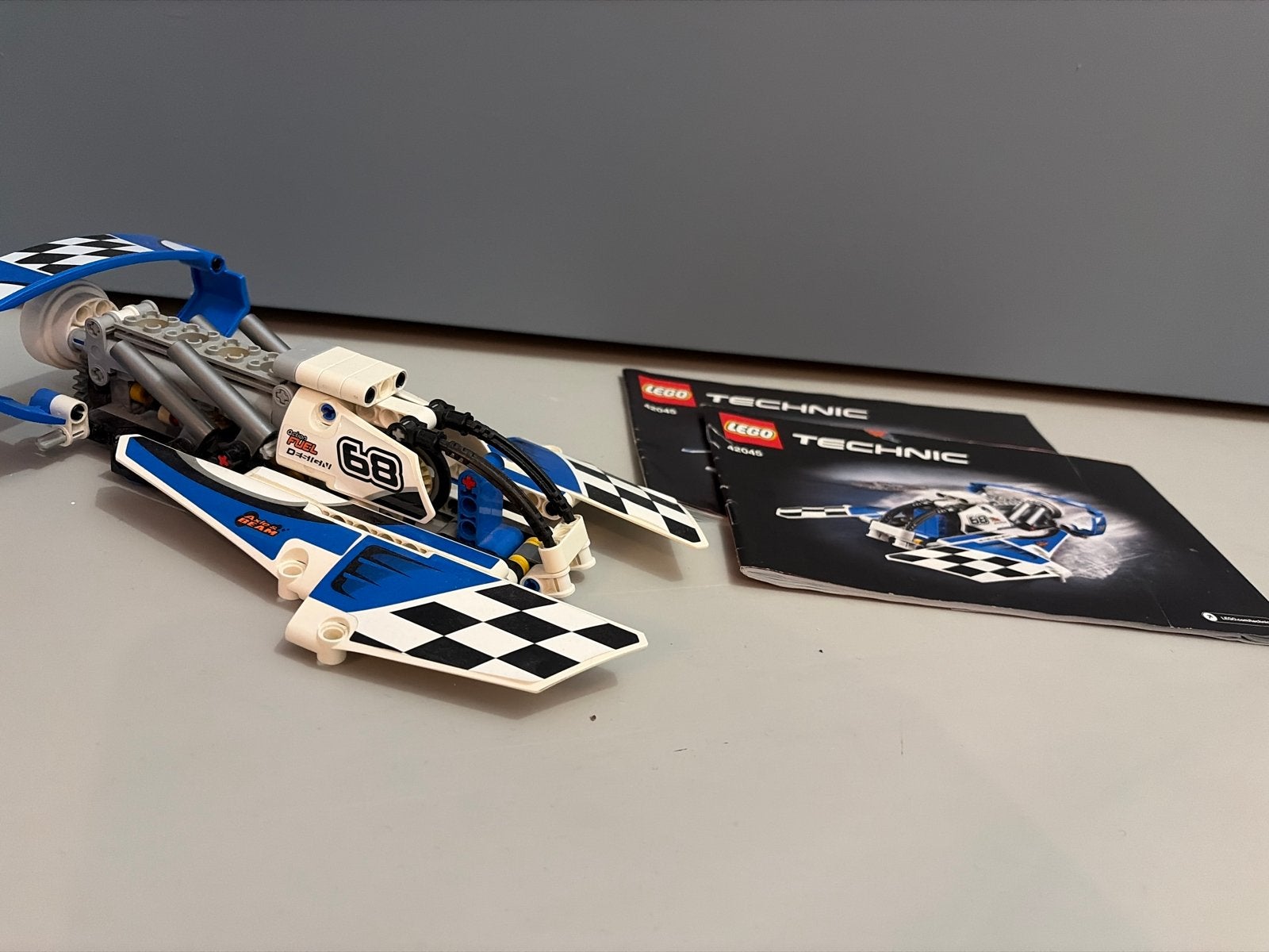 LEGO Technic 42045 Hydroplane Racer met boekjes, Gebruikt, Lego, Ophalen of Verzenden, Complete set