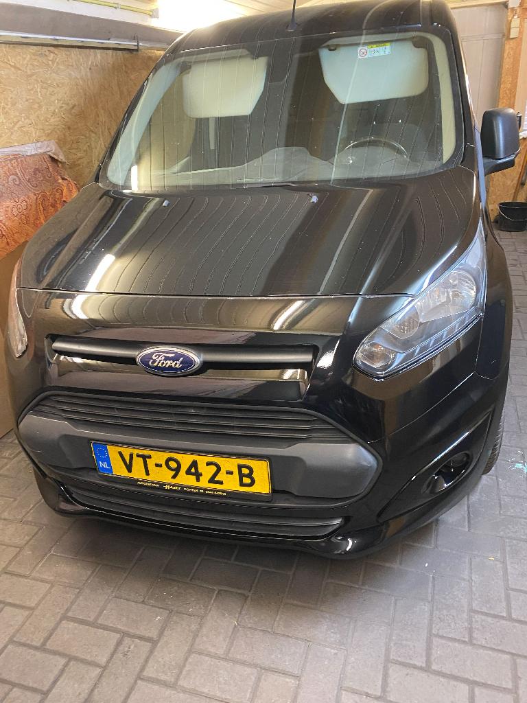 Ford Transit Connect 1.6 Tdci 70KW 2016 incl. BTW, Auto's, Euro 5, Overige bekleding, Zwart, Origineel Nederlands