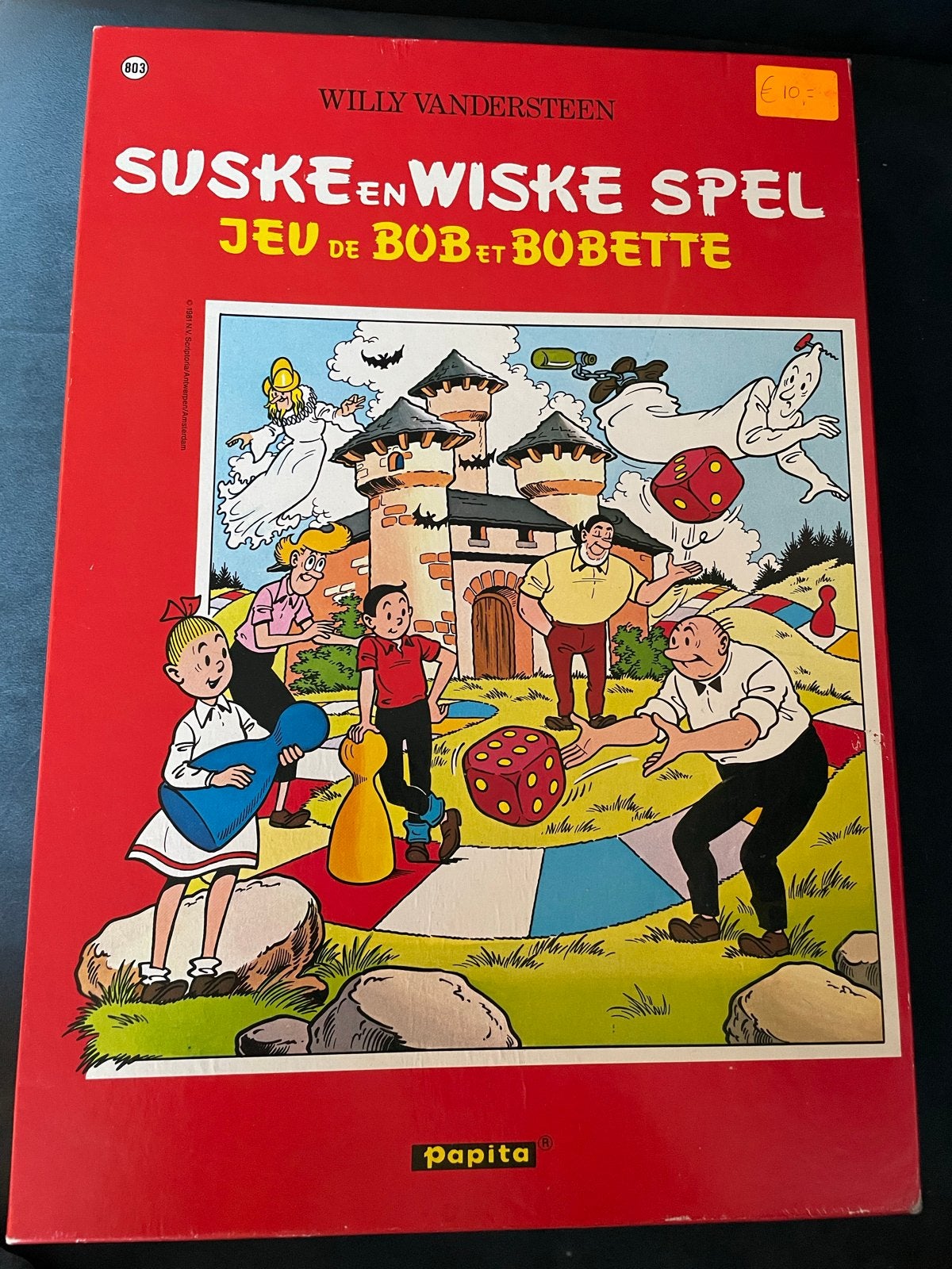 Suske en Wiske spel en 99-stukjes puzzel - Oud, Ophalen of Verzenden, Gebruikt