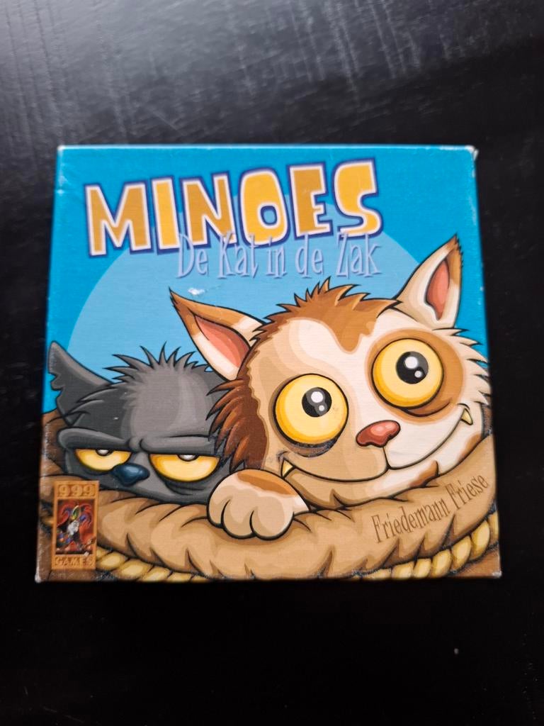 Minoes de kat in de zak, Hobby en Vrije tijd, Gezelschapsspellen | Kaartspellen, Vijf spelers of meer, Ophalen of Verzenden, Gebruikt