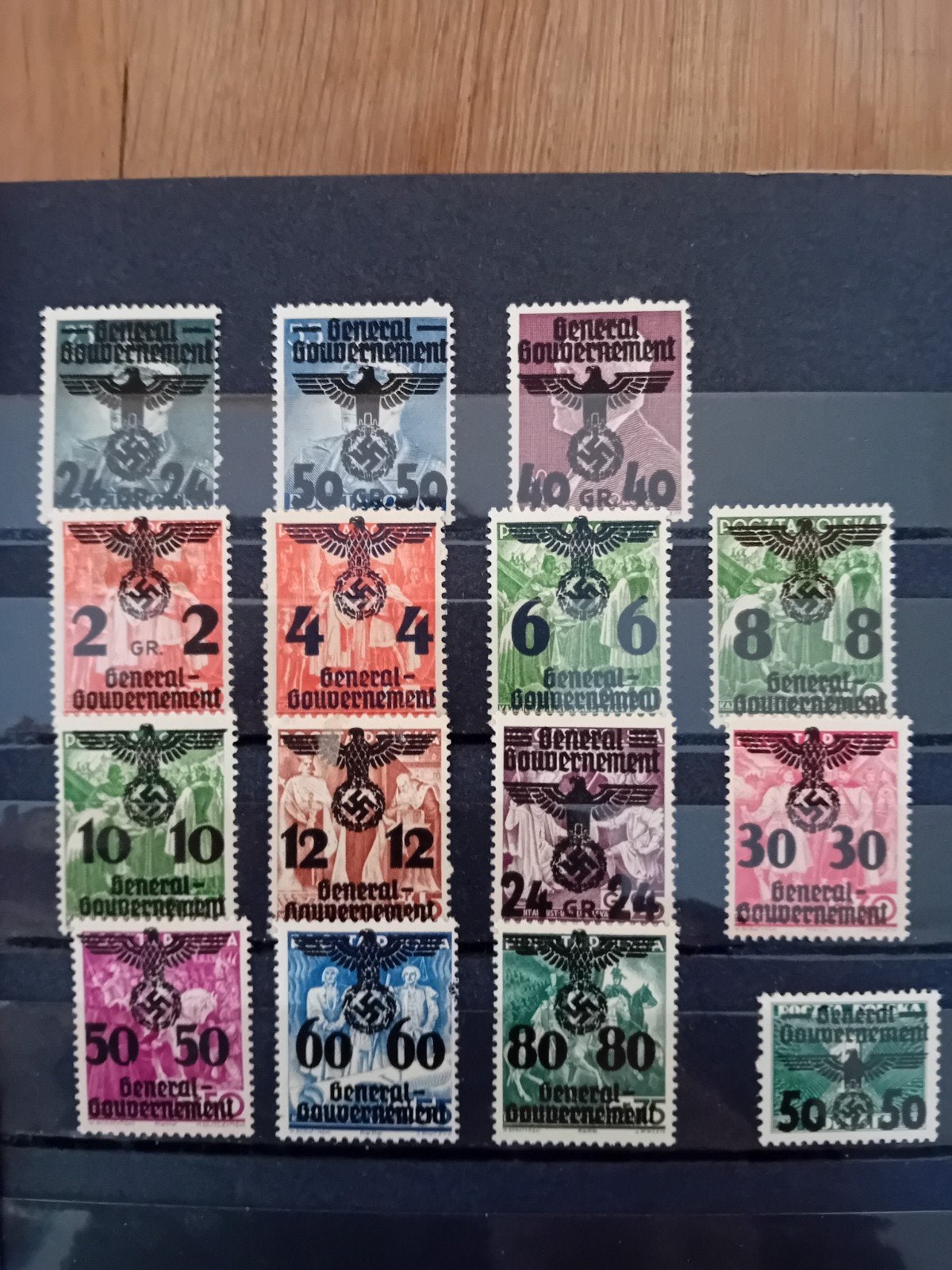 leuke verzameling duitse zegels bezet polen, Verzamelen, Militaria | Tweede Wereldoorlog, Ophalen of Verzenden, Duitsland