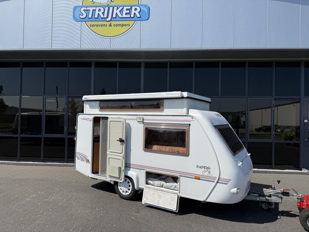 Rapido Club 31TDL Langslaper + WC slechts 620KG BJ 2003, Caravans en Kamperen, Tot en met 2, Bedrijf, Treinzit, Rapido
