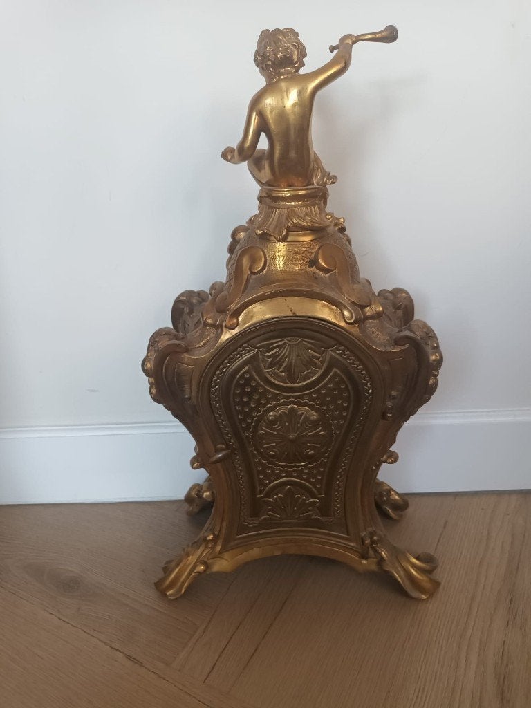 Prachtige Franse Pendule (Rococo / Louis XV-stijl), Antiek en Kunst, Ophalen of Verzenden