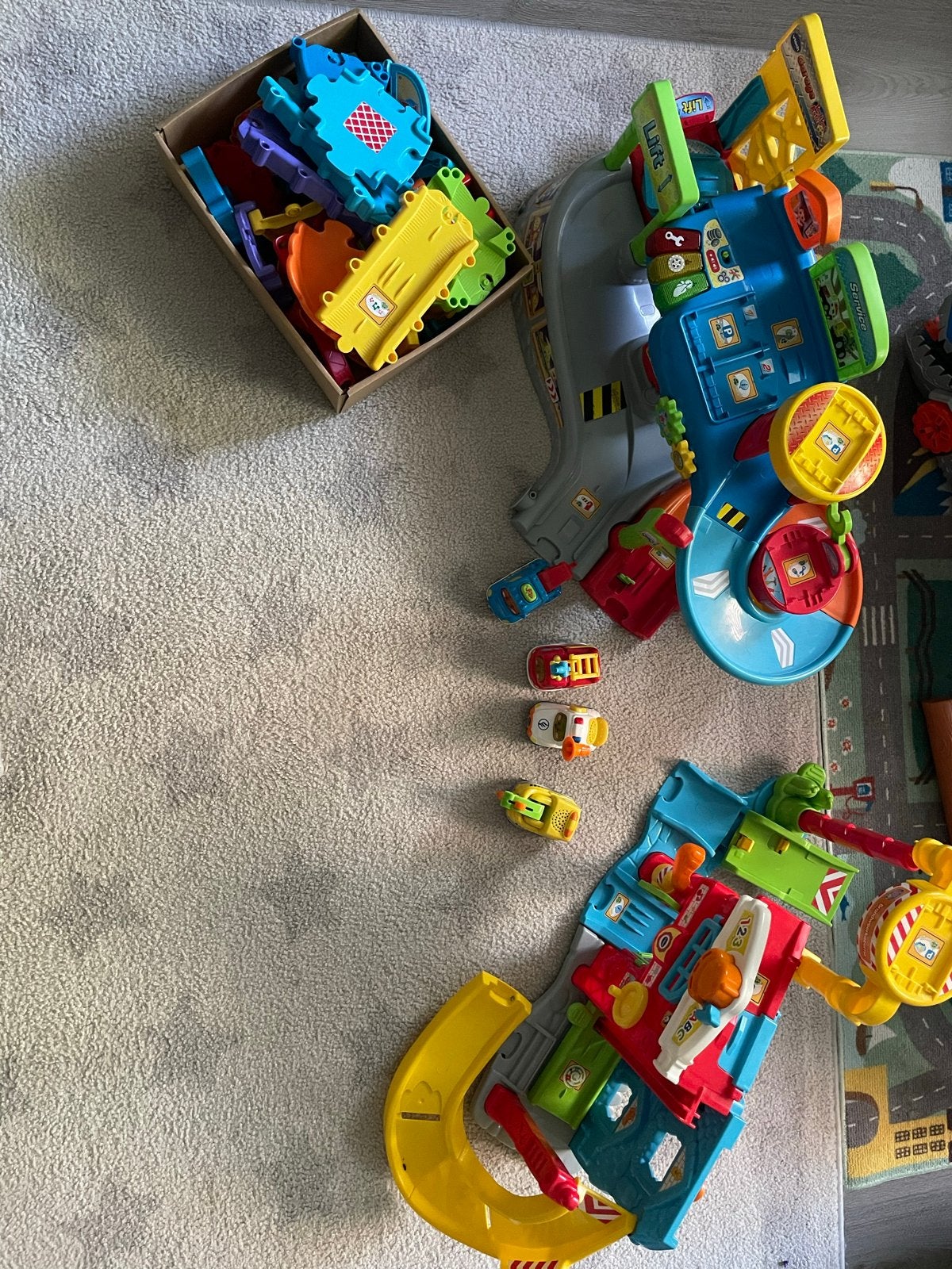 VTech Toet Toet Auto's Garage en Brandweerkazerne, Ophalen of Verzenden, Gebruikt, Auto, Met geluid