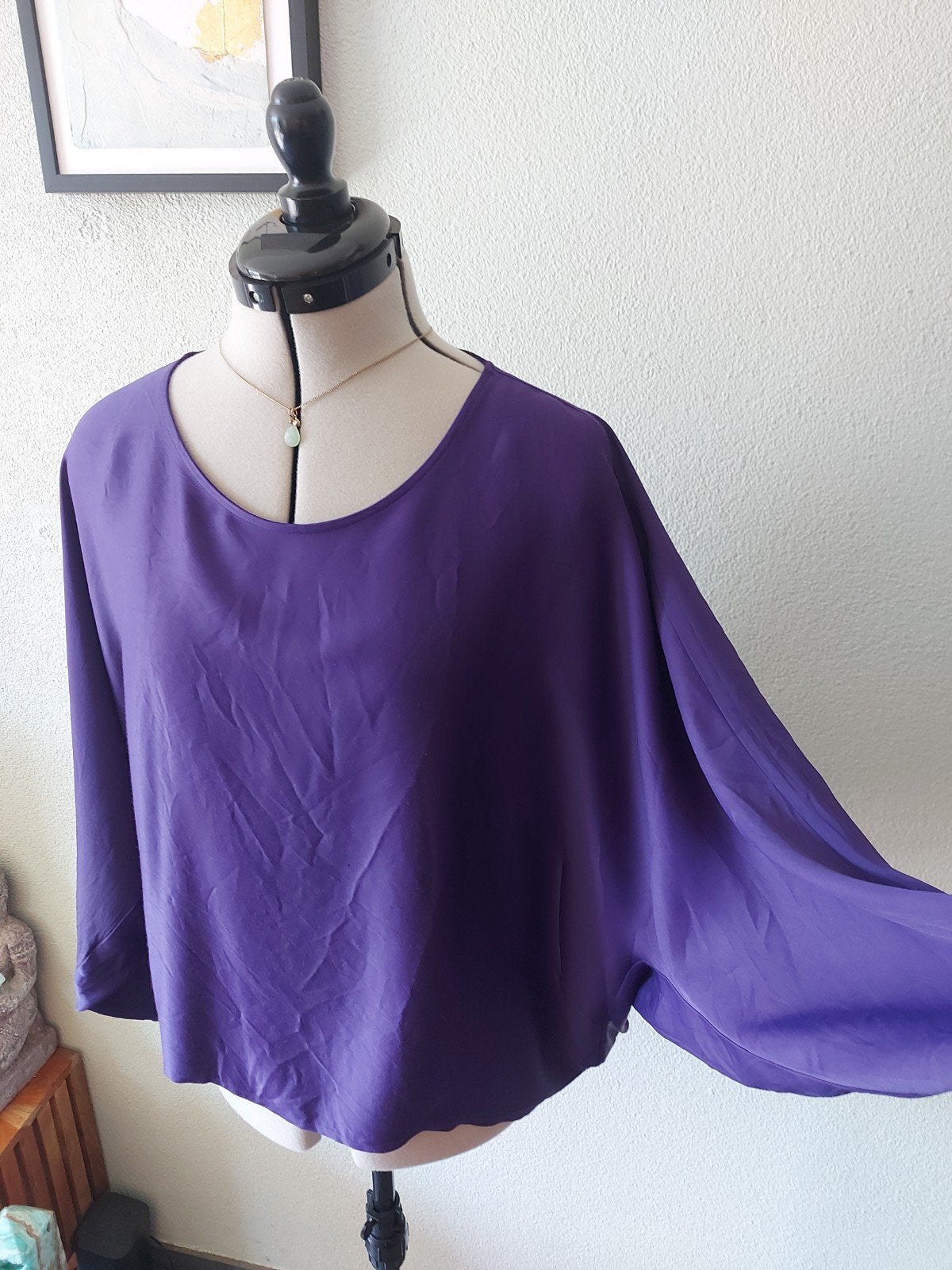 Drykorn paarse top met vleermuismouwen - Maat 42, Kleding | Dames, Tops, Drykorn, Verzenden, Paars, Maat 42/44 (L)