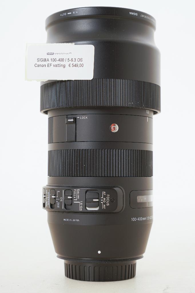 Sigma 100-400mm f/5-6.3 OS contemporary, Audio, Tv en Foto, Fotografie | Lenzen en Objectieven, Gebruikt, -, -, Sigma