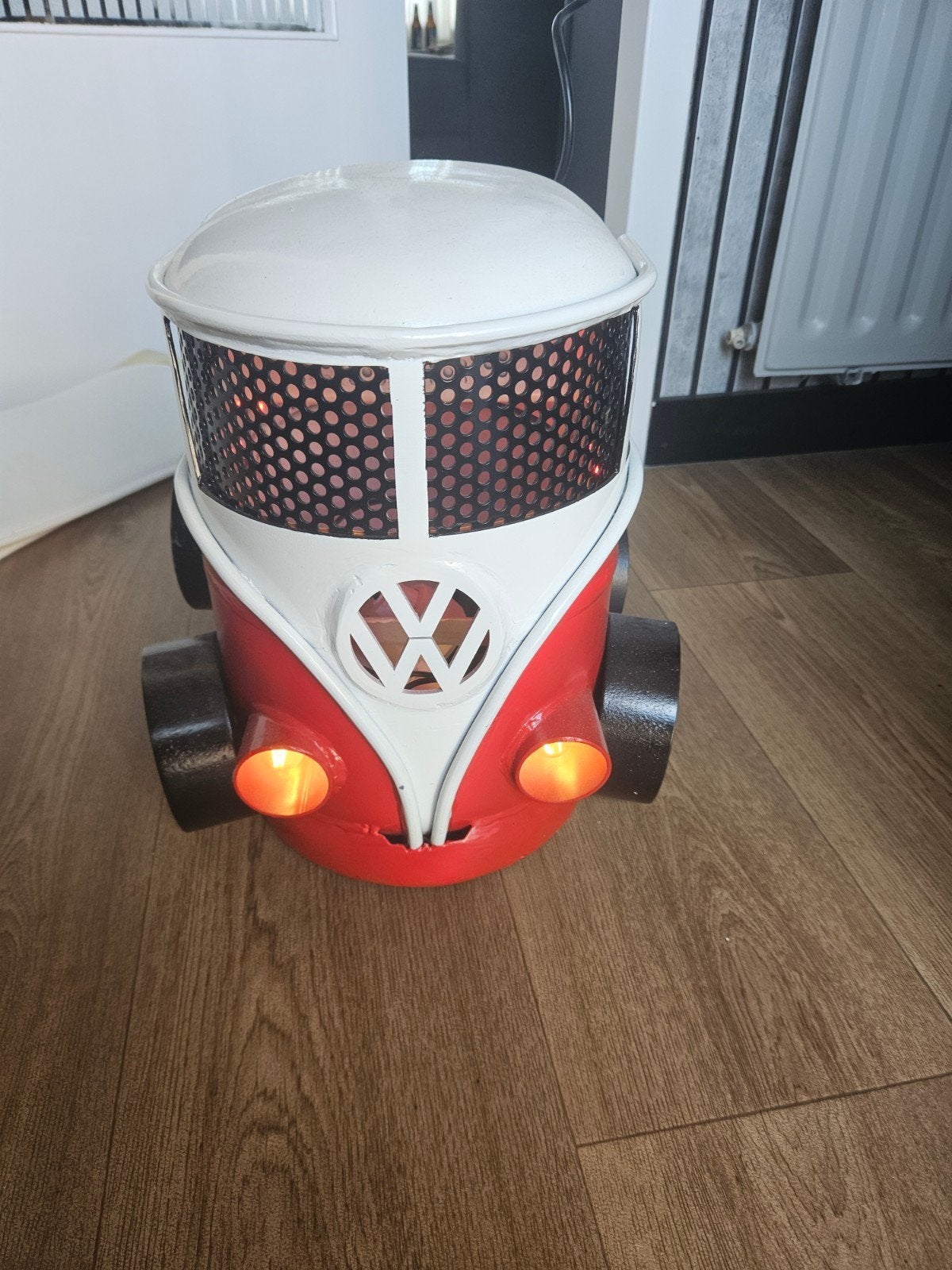 Unieke Volkswagen Bus T1 Brandblusser Decoratie, Vintage, Ophalen of Verzenden, Zo goed als nieuw, Metaal
