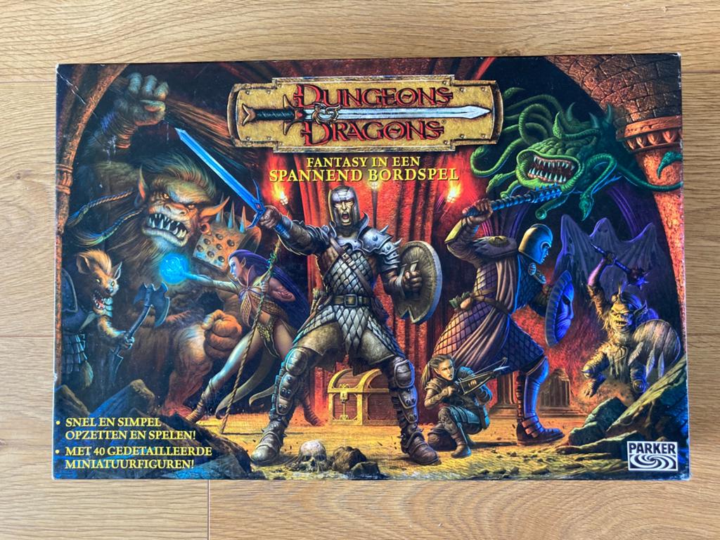 Dungeons and Dragons bordspel, Drie of vier spelers, Ophalen of Verzenden, Gebruikt