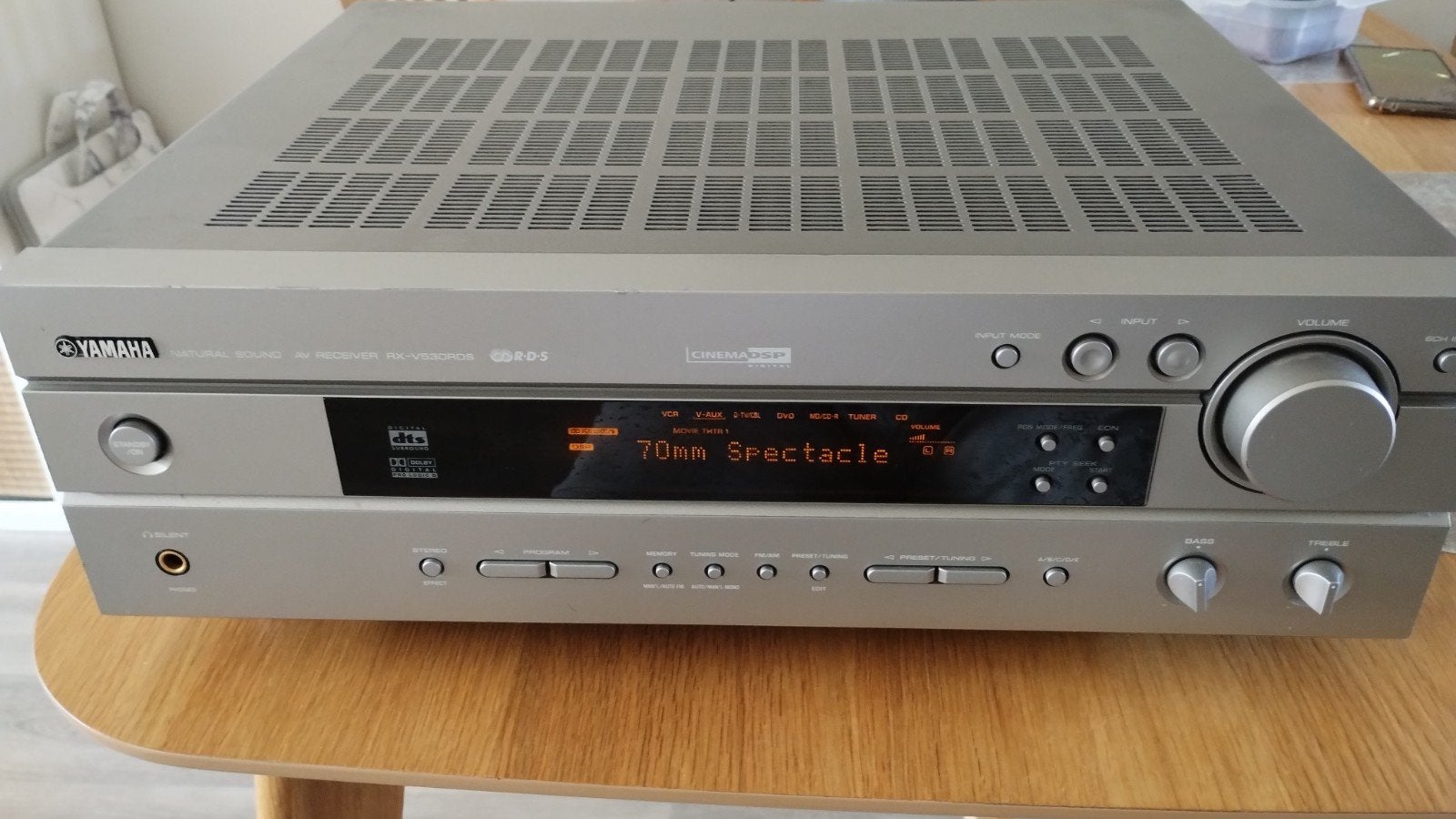 Yamaha RX-V530RDS AV Receiver, Ophalen, 120 watt of meer, Yamaha