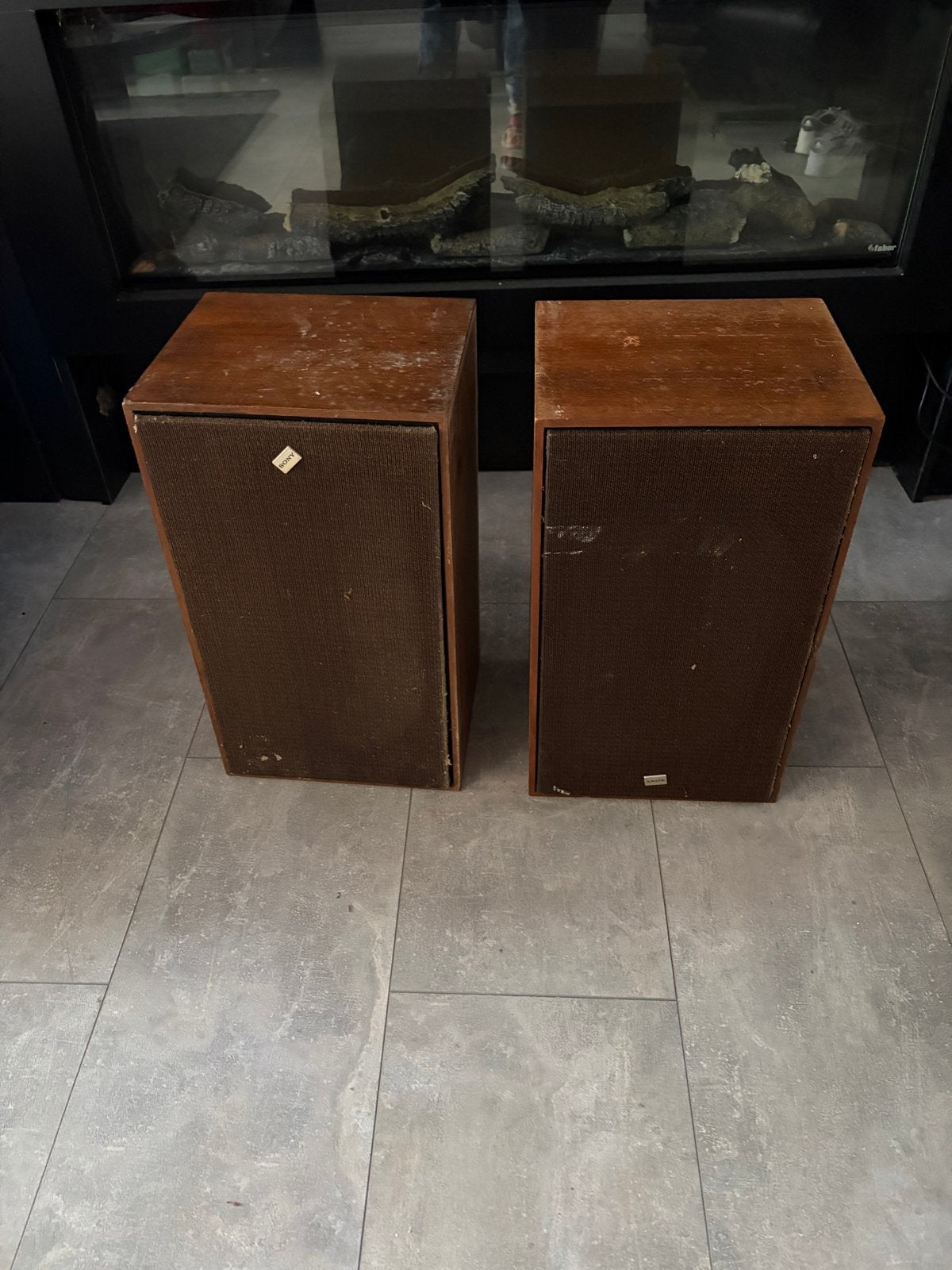 Vintage Sony speakerset - Gebruikt, Audio, Tv en Foto, Ophalen of Verzenden, Gebruikt, Speakerset, Sony