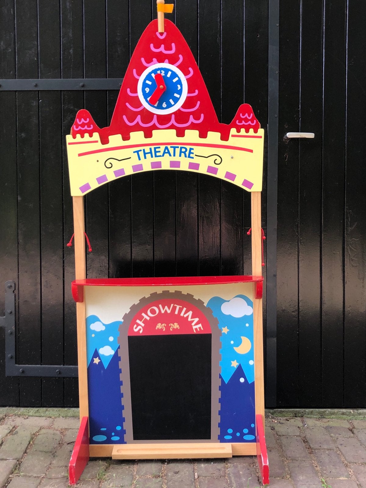 Houten poppenkast / theater voor kinderen, Ophalen, Gebruikt, Jongen of Meisje