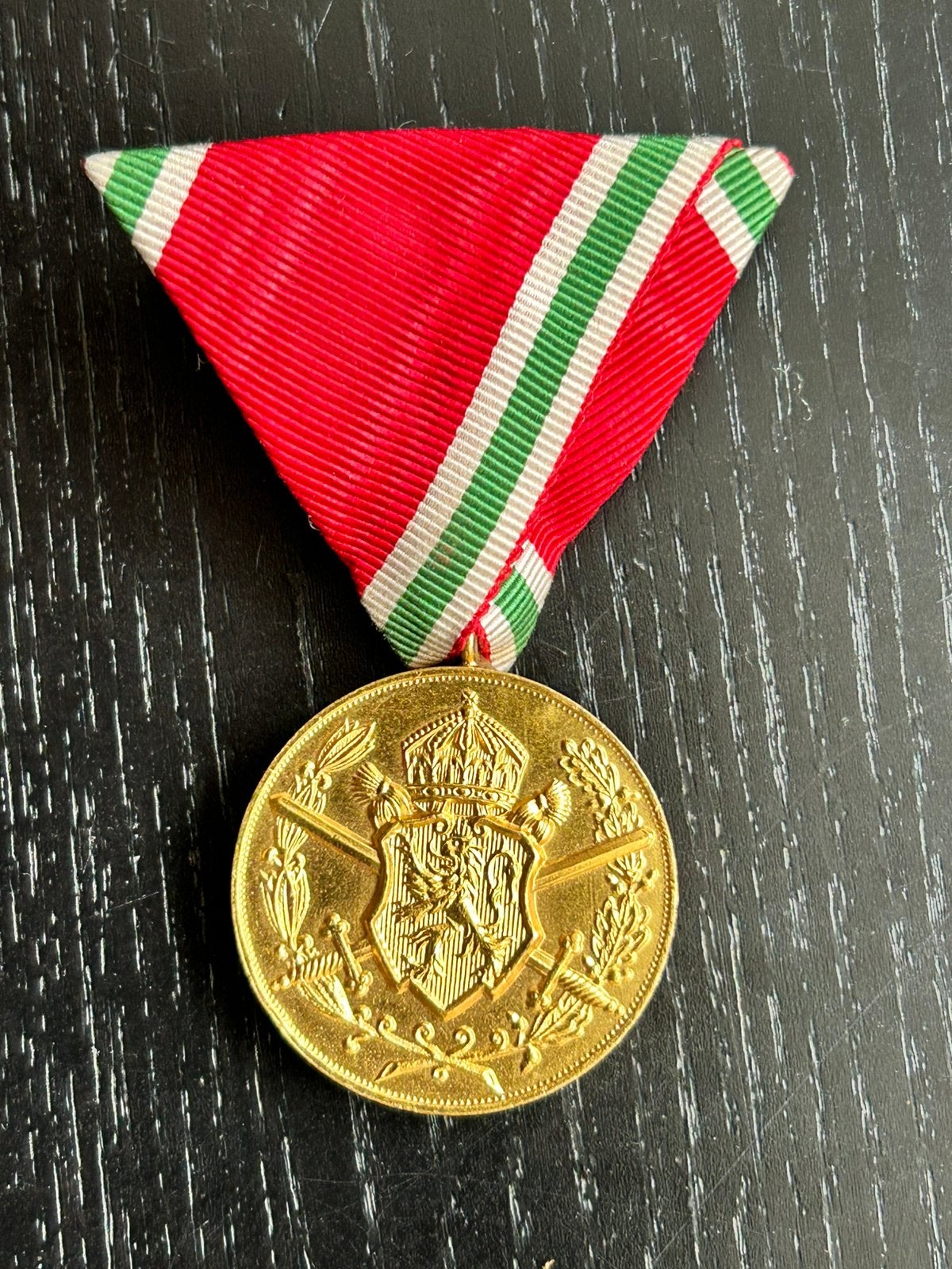 WW1 Bulgaarse oorlogsherinnerings medaille 1915 - 1918, Ophalen of Verzenden, Landmacht, Overige gebieden, Lintje, Medaille of Wings