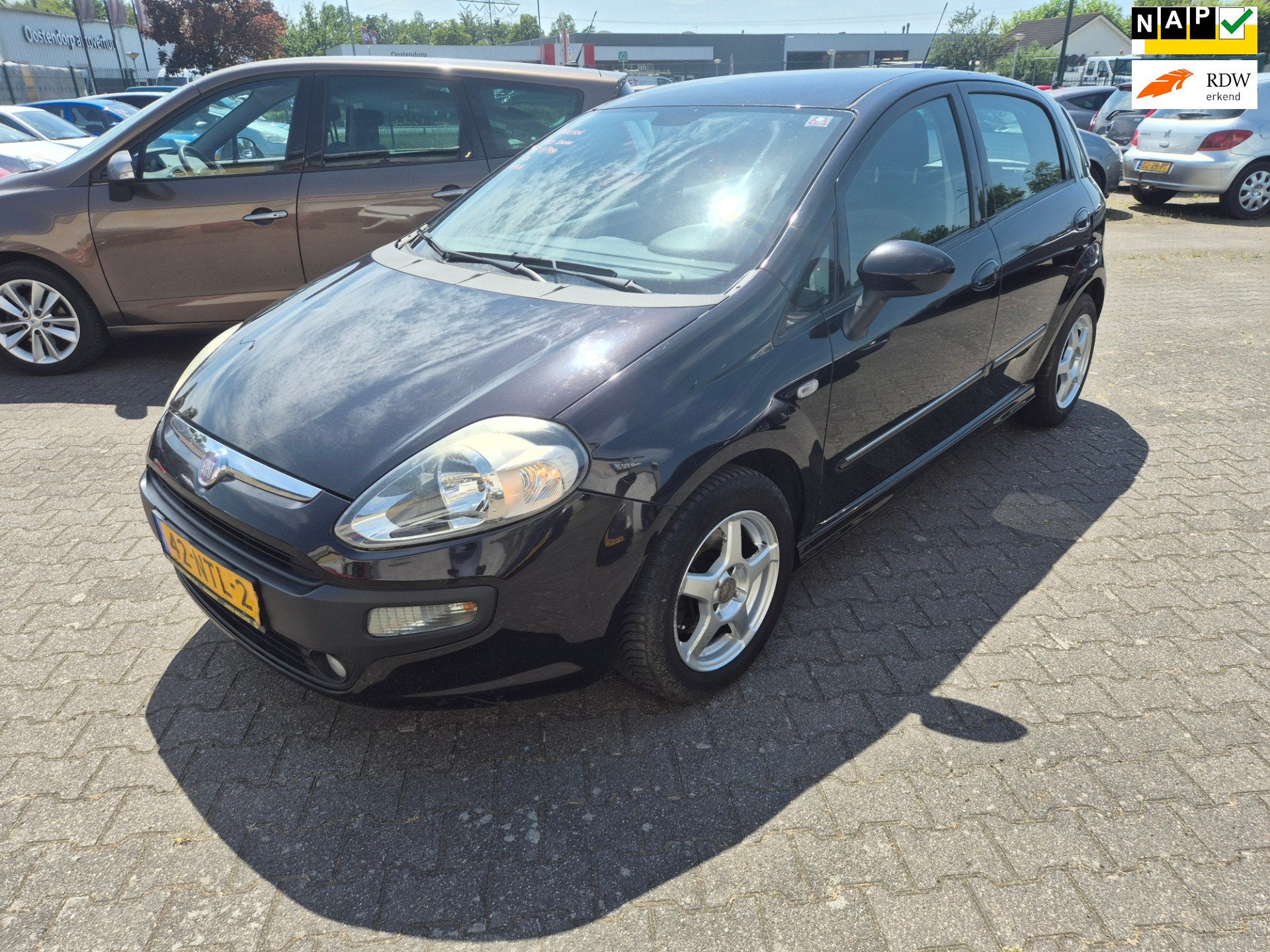 Fiat Punto Evo Fiat Punto Evo 1.3 M-Jet Dynamic-5 DRS, Auto's, Fiat, Voorwielaandrijving, Euro 5, Gebruikt, Zwart
