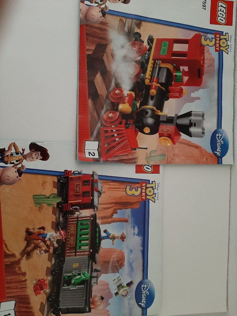 7597 LEGO Toy Story Western Train Chase, Kinderen en Baby's, Speelgoed | Duplo en Lego, Ophalen, Compleet, Overige thema's, Lego