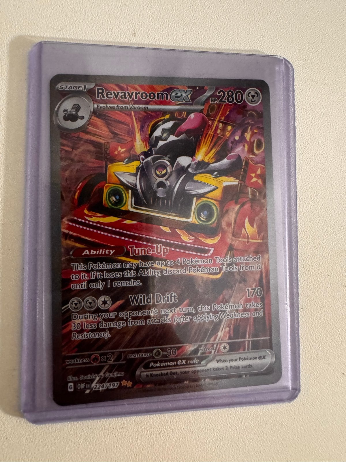 Diverse Pokémon kaarten - Revavroom, Hydreapple, Primarina,, Ophalen of Verzenden, Nieuw, Losse kaart, Foil
