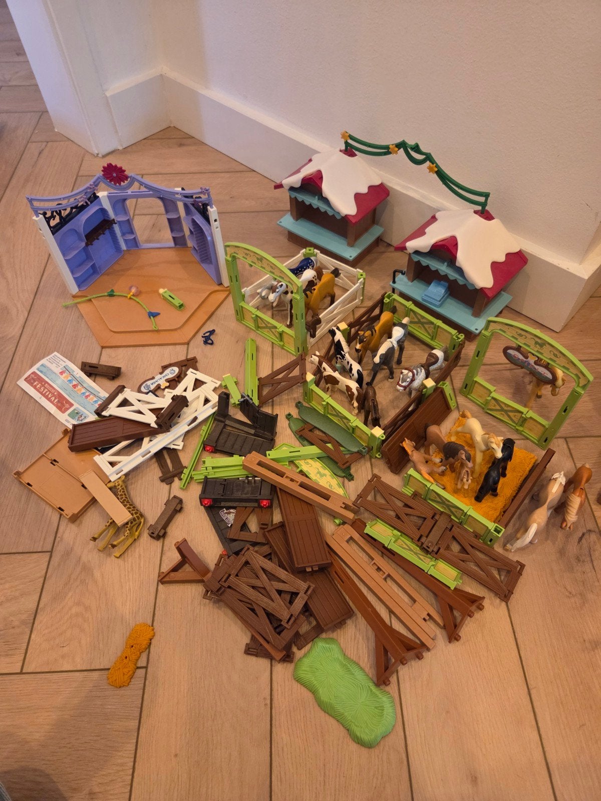 Playmobil Spirit Paardjes, Stallen & Eenhoorn Huis, Gebruikt, Gebouw, Complete set, Ophalen of Verzenden