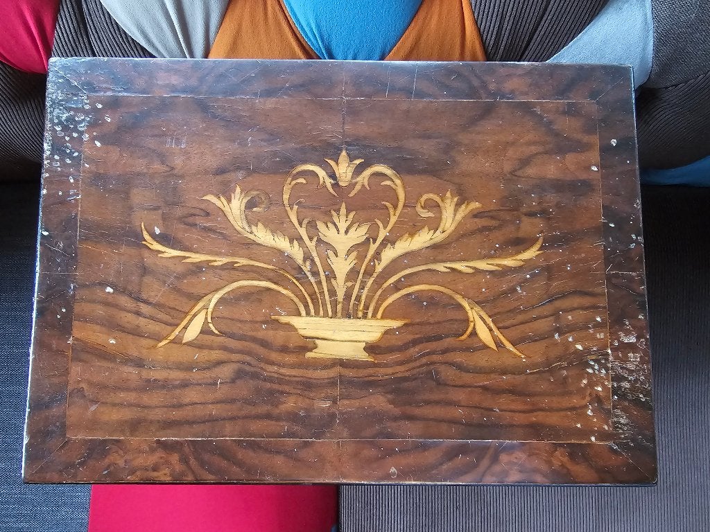 likeur kistje met karaf en glaasjes, Ophalen