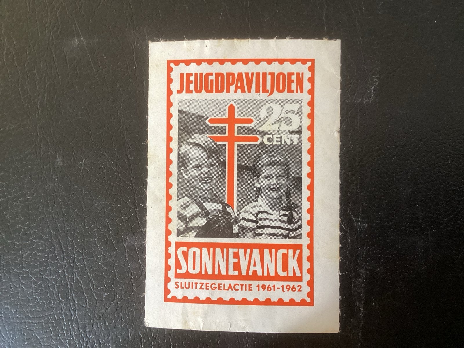 Jeugdpaviljoen Sonnevanck Sluitzegelactie 1961-1962, Ophalen of Verzenden, Na 1940, Gestempeld