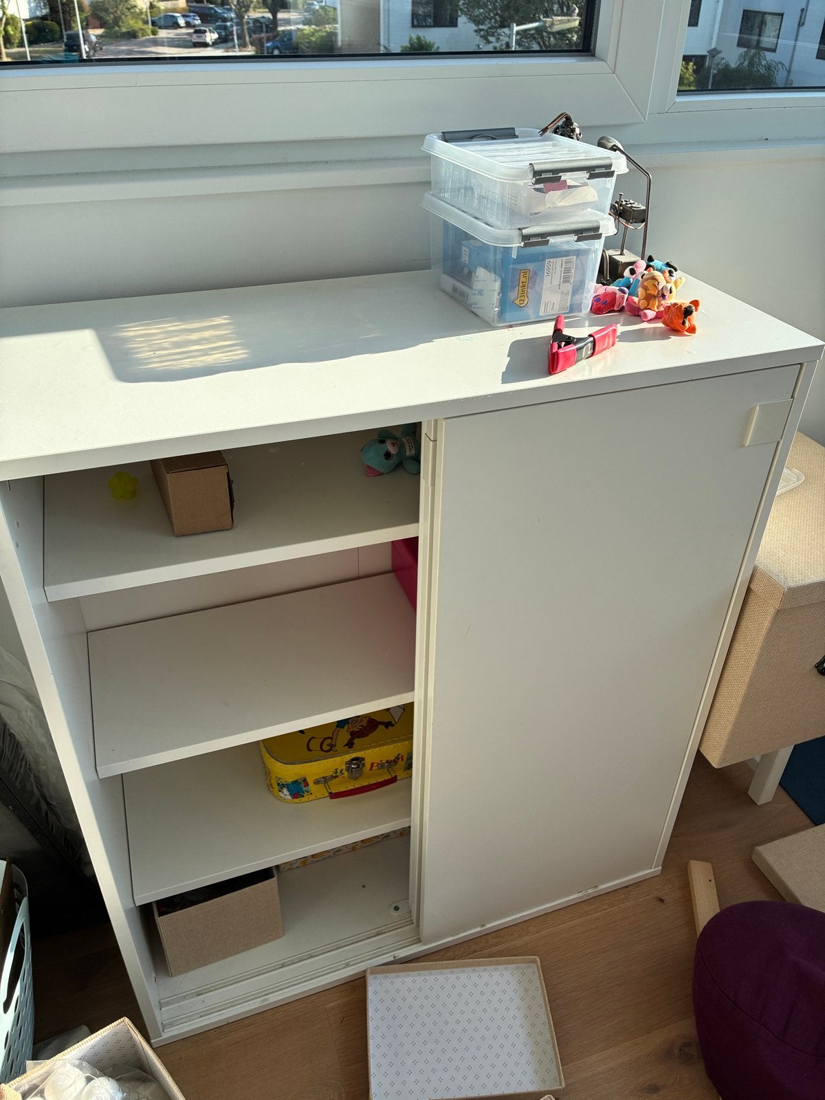 IKEA schoenenkast wit met schuifdeur, Huis en Inrichting, Kasten | Overige, Ophalen, Gebruikt