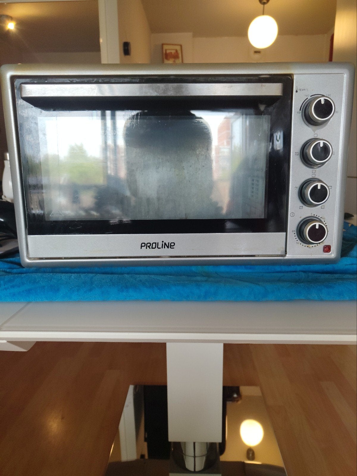 Proline oven met spit, Witgoed en Apparatuur, Ophalen, Minder dan 45 cm, Oven met grill, Gebruikt
