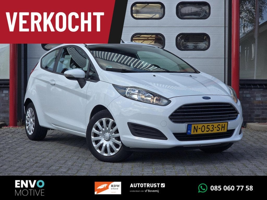Ford Fiesta 1.25 Airco/AUX/Nieuwe APK, Euro 5, Stof, Gebruikt, 4 cilinders
